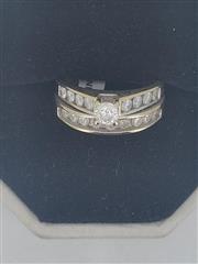 Lady's Diamond Wedding Band 19 Diamonds 2.30 Carat T.W. 14K White Gold 5.95g